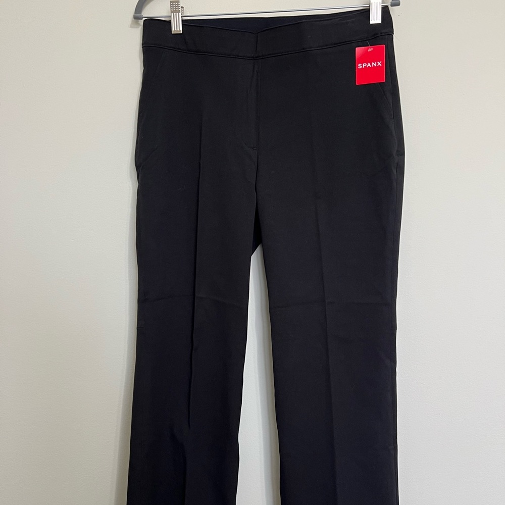 SPANX Polished Kick Flare Black Pants -  Large  NWT